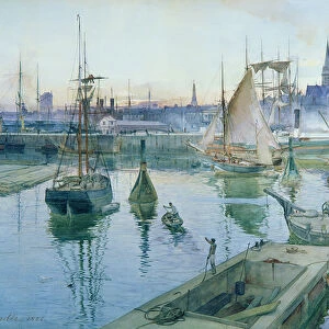 Dundee from the Harbour, 1888