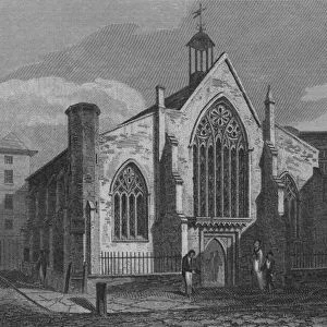 The Dutch Church, Austin Friars, London (engraving)