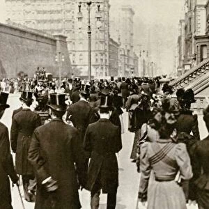 Easter Sunday on 5th Ave. New York City, 1898 (litho)