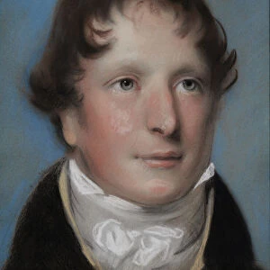 Edward Pretty, first curator of Maidstone Museum, 1820-40 (Pastel)