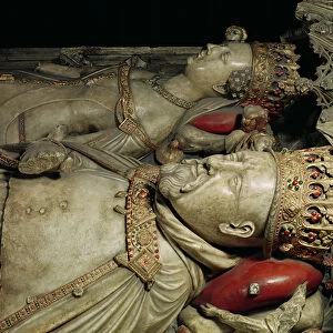 Effigy of Henry IV (1367-1413) on his Tomb in Canterbury Cathedral (marble)