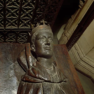 Effigy of Henry V (1387-1422) (oak and polyester resin)
