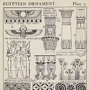Egyptian Ornament (litho)