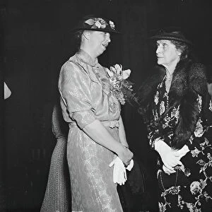 Eleanor Roosevelt with Mariette Rheiner Garner, Washington DC, USA, 1938 (b/w photo)