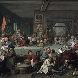 An Election Entertainment, 1755 (oil on canvas)