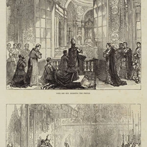 The Election of a New Pope (engraving)