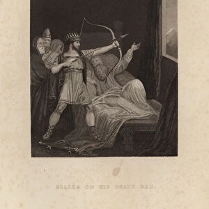 Elisha on his Death Bed (engraving)