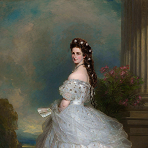 Elizabeth (1837-98), Empress of Austria, 1865 (oil on canvas)