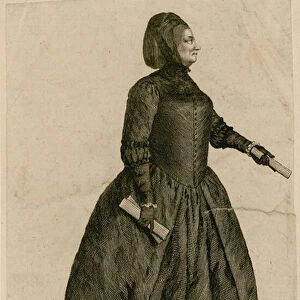 Elizabeth Duchess Dowager of Kingston taken at the Bar of the House of Lords (engraving)