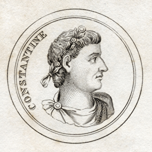 Emperor Constantine, from Crabbs Historical Dictionary, published 1825