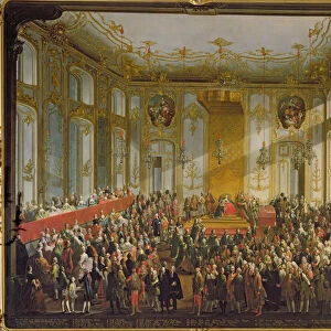 Empress Maria Theresa at the Investiture of the Order of St
