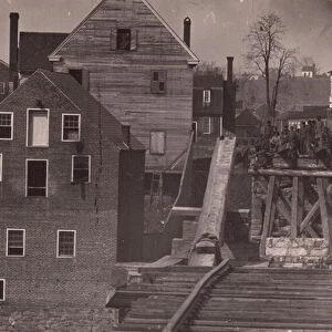 End of the Bridge after Burnsides Attack, Fredericksburg, Virginia