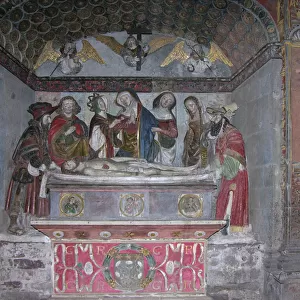 The Entombment, c. 1523 (painted stone)