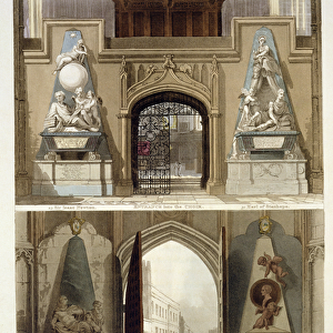 The Entrance into the Choir and the West Entrance, plate 20 from