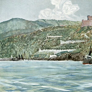 The Entrance to Santiago Harbor, July 7, 1898