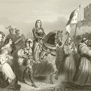 Entry of Joan of Arc into Orleans, 1429 (engraving)