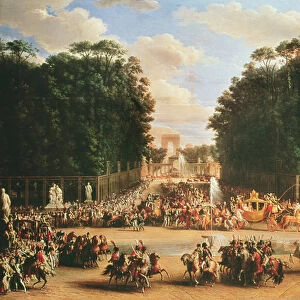The Entry of Napoleon and Marie-Louise into the Tuileries Gardens on the Day of their Wedding