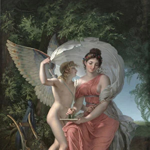 Erato, Muse of Lyrical Poetry, 1800 (oil on canvas)