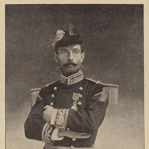 Eugene Darcy, French naval officer (litho)