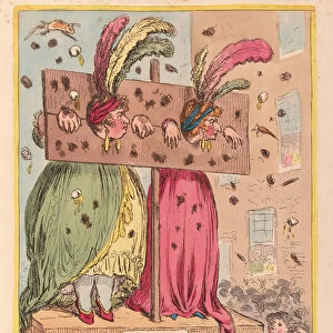 Exaltation of Faros Daughters, pub. 1796 (hand coloured engraving)