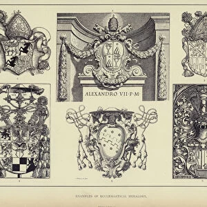 Examples of Ecclesiastical Heraldry (litho)
