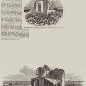 The Explosion of Gunpowder Magazine at Erith (engraving)