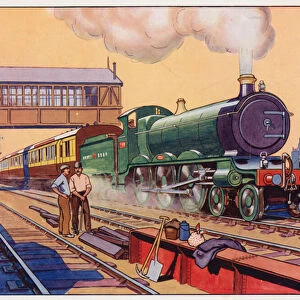 The express train (colour litho)