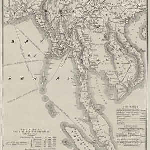 Extension of the Electric Telegraph to Canton, Hong-Kong, etc, from the Port of Rangoon, projected by Captain R Sprye and Sons (engraving)