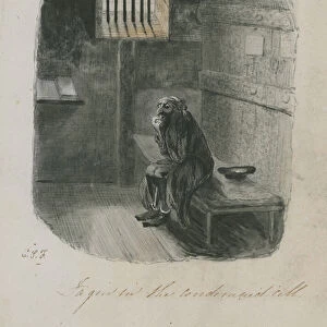 Fagin in the condemned cell (w / c on paper)