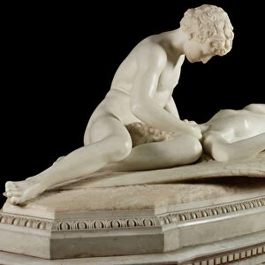 Fallen Angel, 1889 (stone & marble)