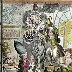 Fashion 18th century: "The fire of the hairstyles"