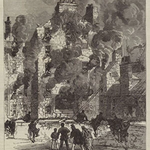 The Fatal Fire in the Canongate, Edinburgh (engraving)