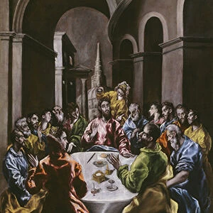 The Feast in the House of Simon, 1608-14 (oil on canvas)