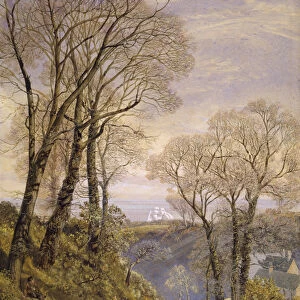 February in the Isle of Wight, 1866 (w / c on paper)