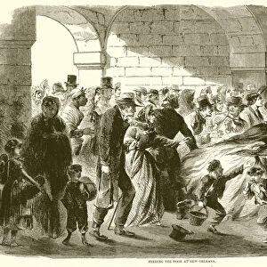 Feeding the Poor at New Orleans (engraving)
