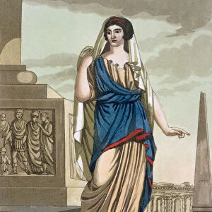 Female Citizen of Ancient Rome, a folio from L Antique Rome