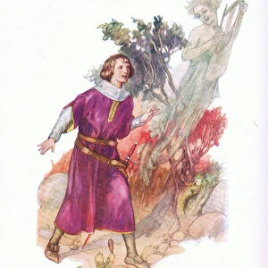 Ferdinand followed in amazement the sound of Ariels voice (The Tempest)