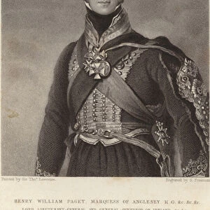 Field Marshal Henry Paget (engraving)