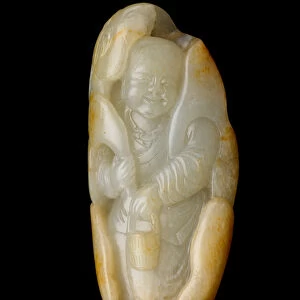 Figure of Tanzi, 14th-17th centuries (jade)