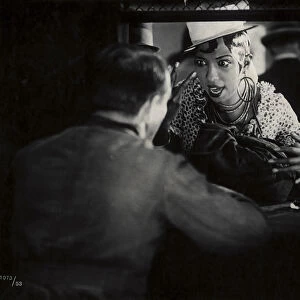 Still from a film starring Josephine Baker (b / w photo)