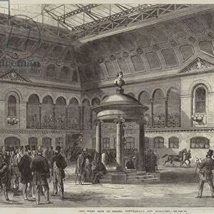 The First Sale at Messers Tattersalls New Buildings (engraving)