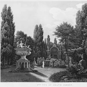 First view of the great garden, Musee des Monuments Francais, Paris, illustration