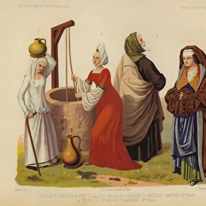 Flemish costumes, 15th-16th Century (chromolitho)
