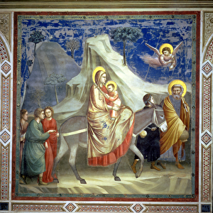The Flight into Egypt, c. 1305 (fresco)