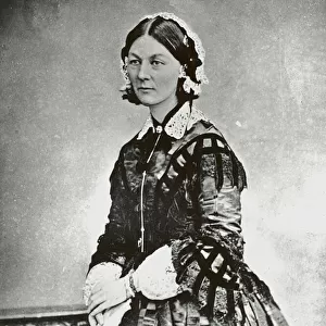 Florence Nightingale, c. 1860 (b / w photo)