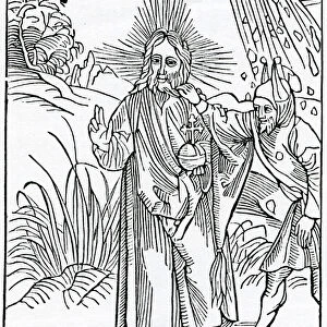 Of folys that despyse God, illustration from Alexander Barclays English translation