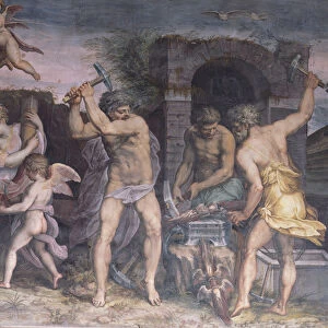 The Forge of Vulcan, 1555 (fresco)