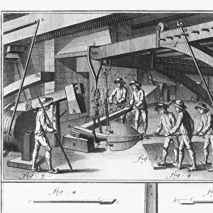 Forging an anchor, from Encyclopedia by Denis Diderot (1713-84) pub. 1762