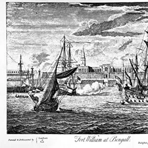 Fort William at Bengall, 1736 (engraving)