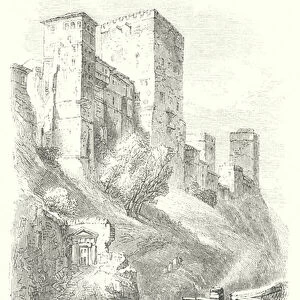 The Fortress of the Alhambra, Granada (engraving)